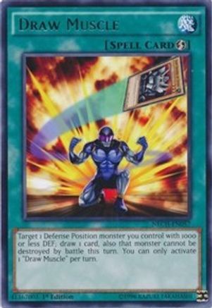 Draw Muscle (Rare) (NECH-EN057) - The New Challengers 1st Edition
