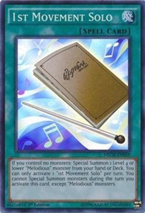 1st Movement Solo (Super Rare) (NECH-EN059) - The New Challengers 1st Edition
