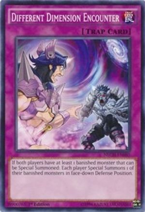 Different Dimension Encounter (Common) (NECH-EN080) - The New Challengers Unlimited