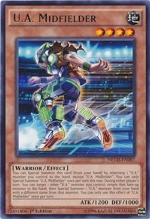 U.A. Midfielder (Rare) (NECH-EN087) - The New Challengers 1st Edition