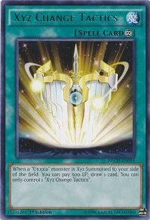 Xyz Change Tactics (Rare) (NECH-EN094) - The New Challengers 1st Edition
