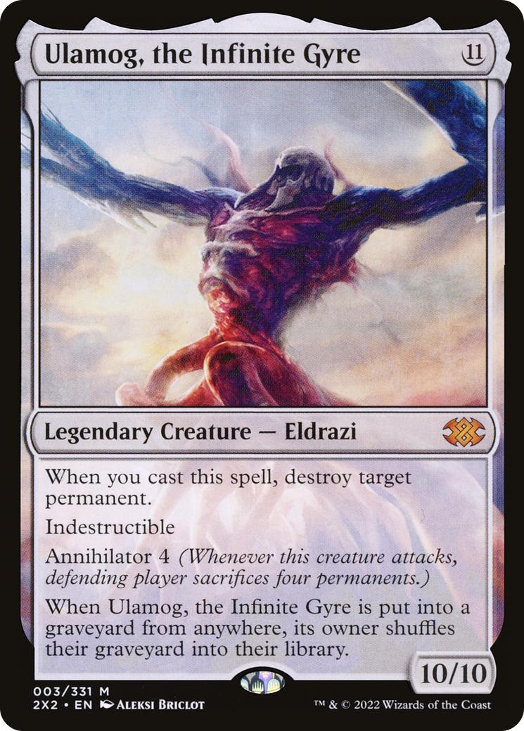 Ulamog, the Infinite Gyre (2X2-003) [Double Masters 2022] Foil