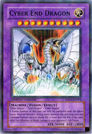 Cyber End Dragon (Parallel Rare) (MF02-EN003) - Mattel Action Figure Promos: Series 2 Limited