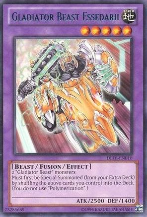 Gladiator Beast Essedarii (Blue) (Rare) (DL18-EN010) - Duelist League Promo Unlimited