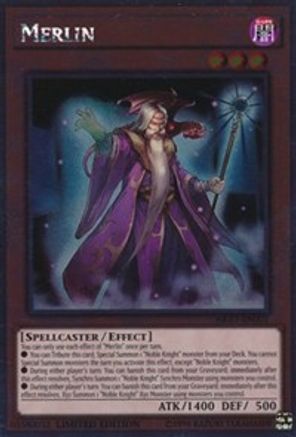 Merlin (Platinum Rare) (NKRT-EN001) - Noble Knights of the Round Table Box Set Limited