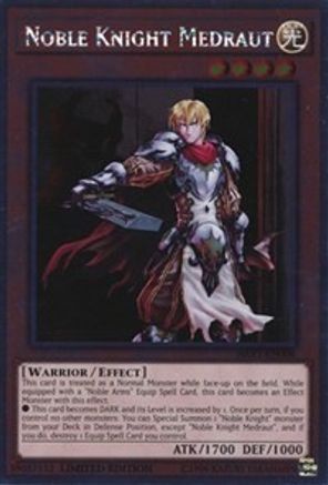 Noble Knight Medraut (Platinum Rare) (NKRT-EN006) - Noble Knights of the Round Table Box Set Limited