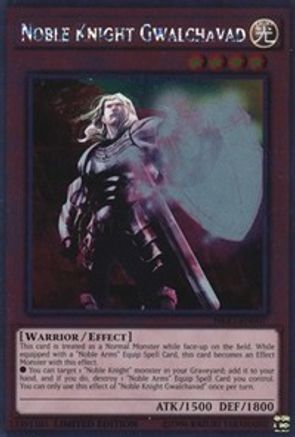 Noble Knight Gwalchavad (Platinum Rare) (NKRT-EN007) - Noble Knights of the Round Table Box Set Limited