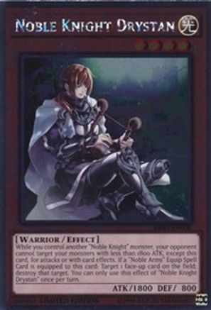 Noble Knight Drystan (Platinum Rare) (NKRT-EN008) - Noble Knights of the Round Table Box Set Limited