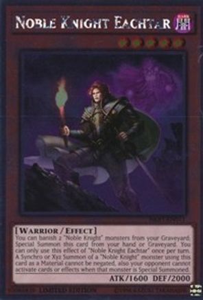 Noble Knight Eachtar (Platinum Rare) (NKRT-EN011) - Noble Knights of the Round Table Box Set Limited