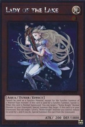 Lady of the Lake (Platinum Rare) (NKRT-EN013) - Noble Knights of the Round Table Box Set Limited