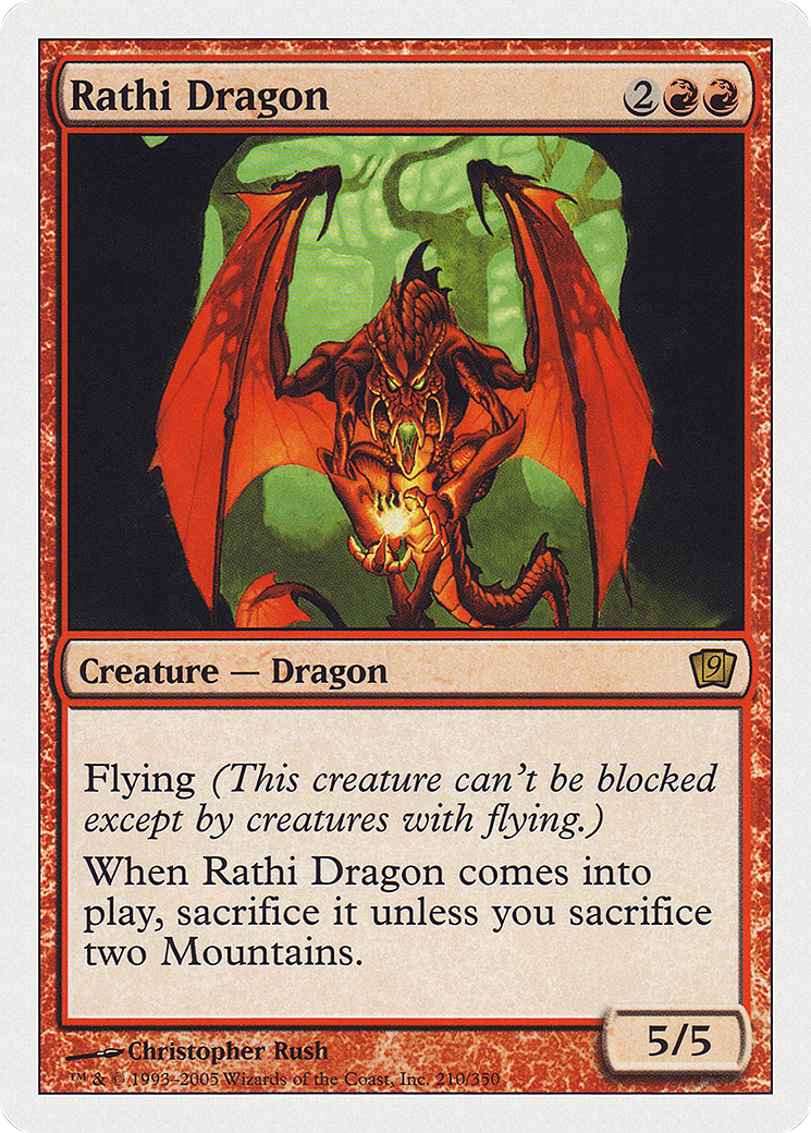 Rathi Dragon [9th Edition] Foil