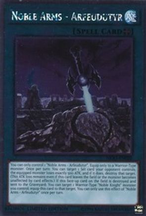 Noble Arms - Arfeudutyr (Platinum Rare) (NKRT-EN020) - Noble Knights of the Round Table Box Set Limited