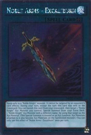 Noble Arms - Excaliburn (Platinum Rare) (NKRT-EN023) - Noble Knights of the Round Table Box Set Limited