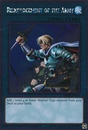 Reinforcement of the Army (Platinum Rare) (NKRT-EN026) - Noble Knights of the Round Table Box Set Limited