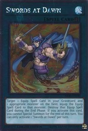Swords at Dawn (Platinum Rare) (NKRT-EN030) - Noble Knights of the Round Table Box Set Limited