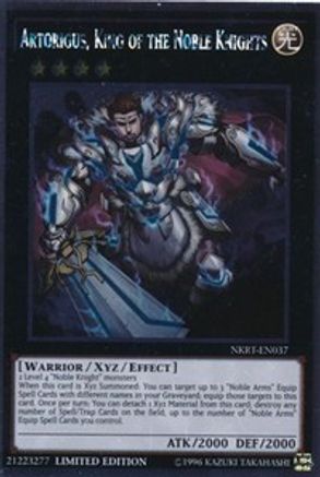 Artorigus, King of the Noble Knights (Platinum Rare) (NKRT-EN037) - Noble Knights of the Round Table Box Set Limited