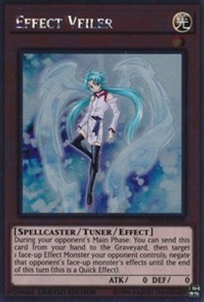 Effect Veiler (Platinum Rare) (NKRT-EN039) - Noble Knights of the Round Table Box Set Limited