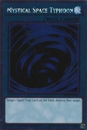 Mystical Space Typhoon (Platinum Rare) (NKRT-EN040) - Noble Knights of the Round Table Box Set Limited