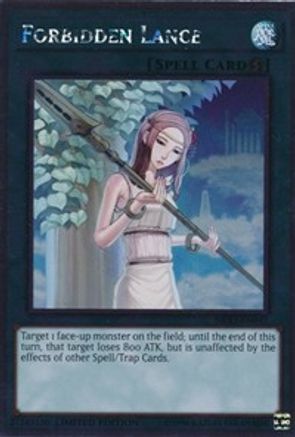 Forbidden Lance (Platinum Rare) (NKRT-EN042) - Noble Knights of the Round Table Box Set Limited