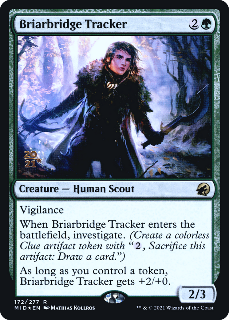Briarbridge Tracker (PRE-172) [Innistrad: Midnight Hunt Promos] Foil
