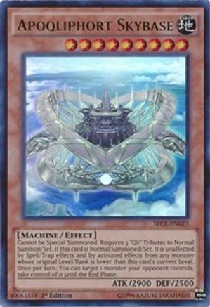 Apoqliphort Skybase (Ultra Rare) (SECE-EN023) - Secrets of Eternity 1st Edition