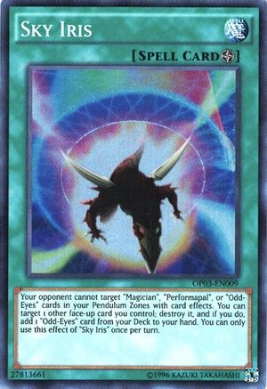 Sky Iris (Super Rare) (OP03-EN009) - OTS Tournament Pack 3 Unlimited