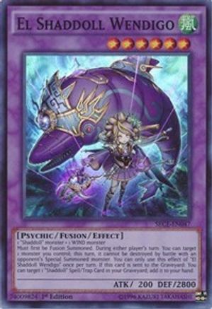 El Shaddoll Wendigo (Super Rare) (SECE-EN047) - Secrets of Eternity 1st Edition
