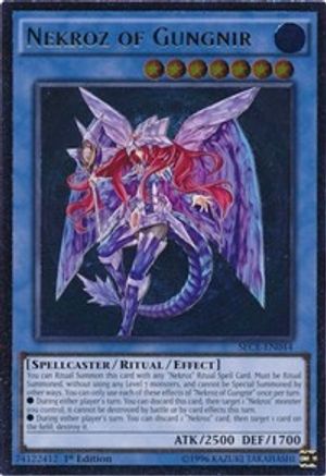 Nekroz of Gungnir (Ultimate Rare) (SECE-EN044) - Secrets of Eternity 1st Edition
