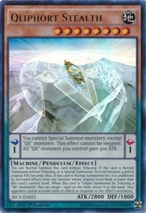 Qliphort Stealth (Ultra Rare) (SECE-EN022) - Secrets of Eternity 1st Edition