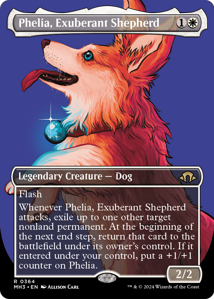Phelia, Exuberant Shepherd (Borderless) (MH3-364) [Modern Horizons 3] Foil