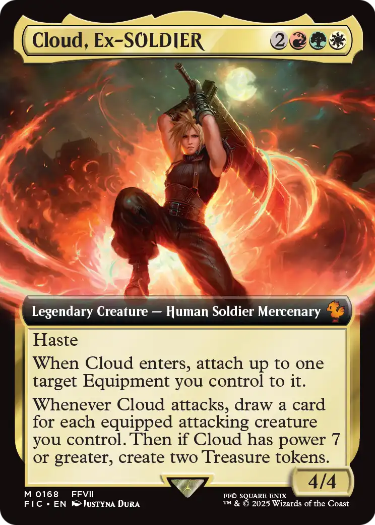 Cloud, Ex-SOLDIER (Extended Art) (FIC-168) [Commander: FINAL FANTASY]