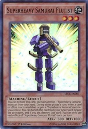 Superheavy Samurai Flutist (Super Rare) (SECE-EN007) - Secrets of Eternity 1st Edition