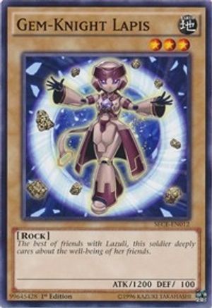 Gem-Knight Lapis (Common) (SECE-EN012) - Secrets of Eternity 1st Edition