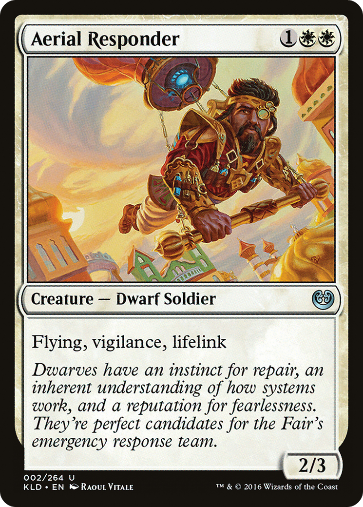 Aerial Responder (KLD-002) [Kaladesh] Foil