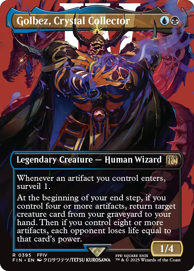 Golbez, Crystal Collector (Borderless) (FIN-395) [FINAL FANTASY]