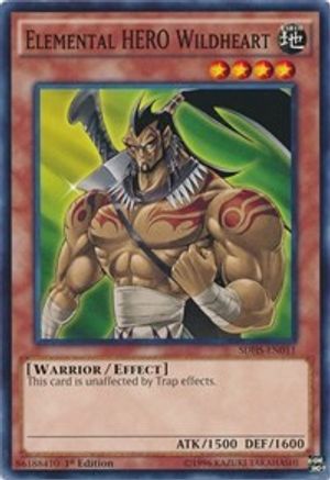 Elemental HERO Wildheart (Common) (SDHS-EN011) - Structure Deck: HERO Strike 1st Edition
