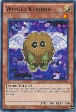 Winged Kuriboh (Common) (SDHS-EN016) - Structure Deck: HERO Strike 1st Edition