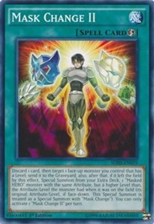 Mask Change II (Common) (SDHS-EN019) - Structure Deck: HERO Strike Unlimited
