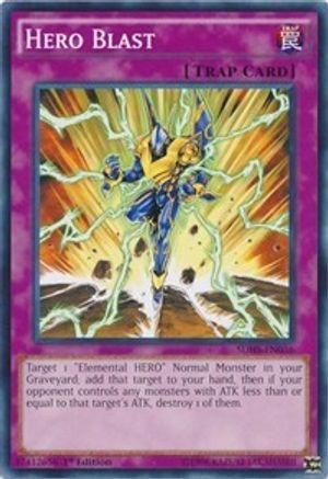 Hero Blast (Common) (SDHS-EN036) - Structure Deck: HERO Strike 1st Edition
