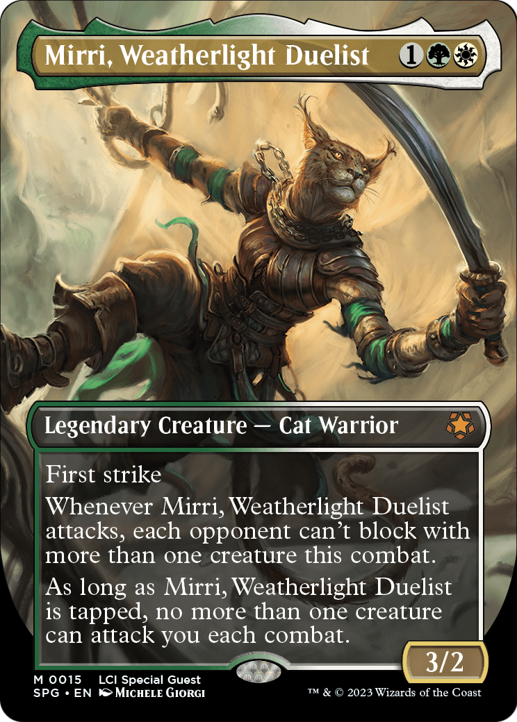 Mirri, Weatherlight Duelist (Borderless) (SPG-015) [Special Guests]