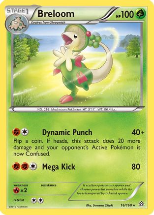 Breloom (016/160) [XY  Primal Clash] - Rare