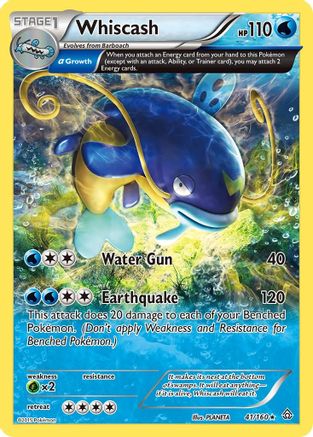 Whiscash (Alpha) (041/160) [XY  Primal Clash] - Rare