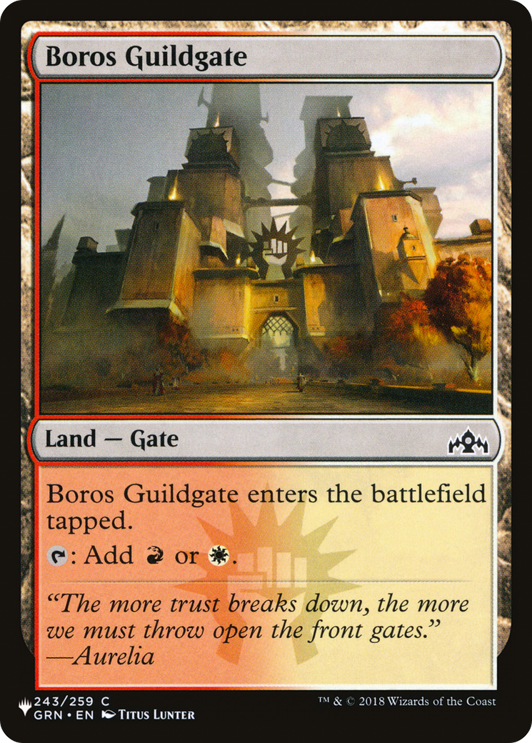 Boros Guildgate (LIST-243/259) [The List Reprints]