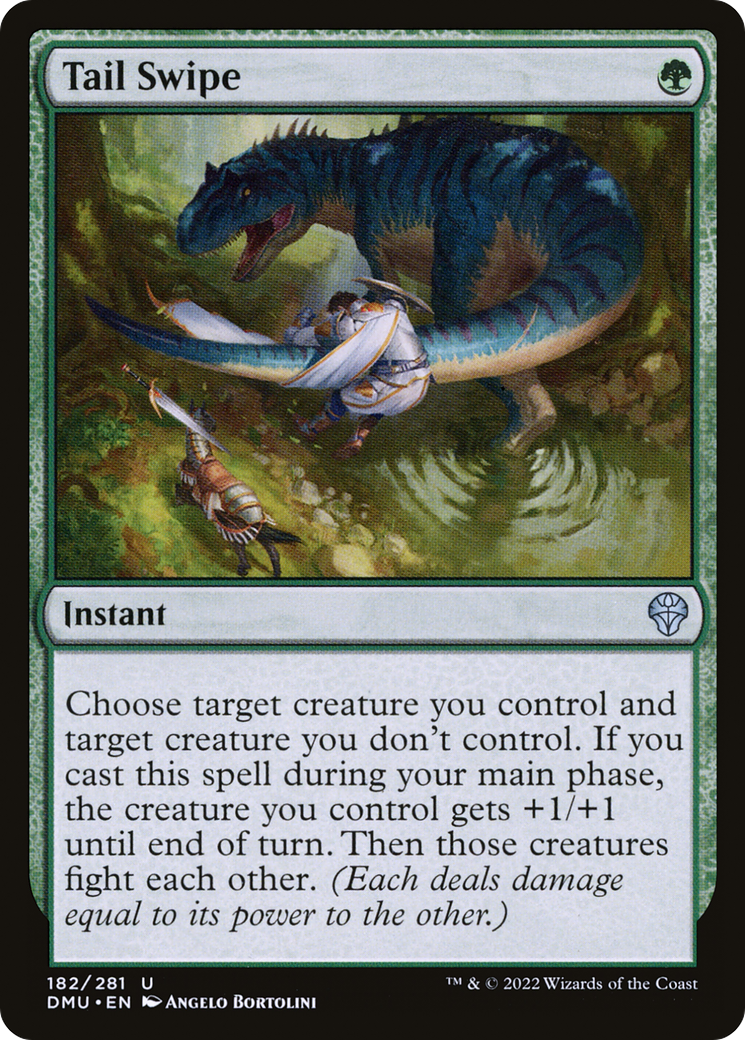 Tail Swipe (DMU-182) [Dominaria United] Foil