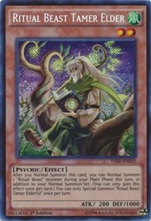 Ritual Beast Tamer Elder (Secret Rare) (THSF-EN023) - The Secret Forces 1st Edition
