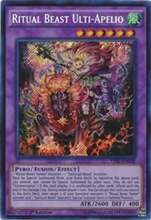 Ritual Beast Ulti-Apelio (Secret Rare) (THSF-EN028) - The Secret Forces Unlimited