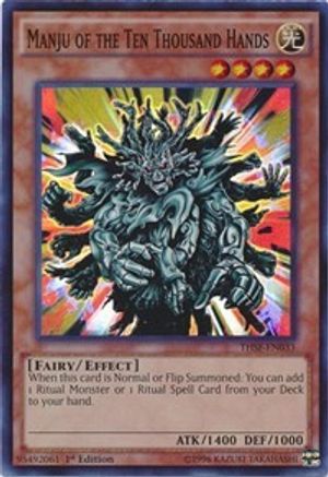 Manju of the Ten Thousand Hands (Super Rare) (THSF-EN033) - The Secret Forces Unlimited