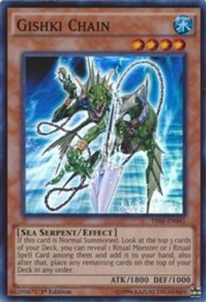 Gishki Chain (Super Rare) (THSF-EN041) - The Secret Forces 1st Edition