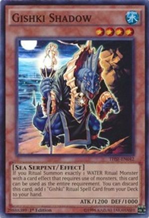 Gishki Shadow (Super Rare) (THSF-EN042) - The Secret Forces 1st Edition