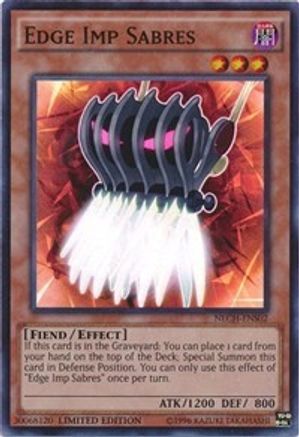 Edge Imp Sabres (SE) (Super Rare) (NECH-ENS02) - The New Challengers Limited